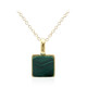 Collier en argent et Malachite