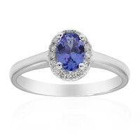 Bague en or et Tanzanite AAA