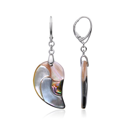 Boucles d'oreilles en argent et Nacre