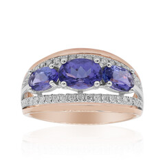 Bague en or et Tanzanite AAA (CIRARI)