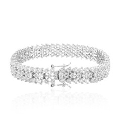 Bracelet en argent et Topaze blanche