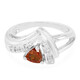 Bague en argent et Grenat Hessonite