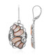 Boucles d'oreilles en argent et Nacre (Art of Nature)