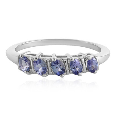 Bague en argent et Tanzanite