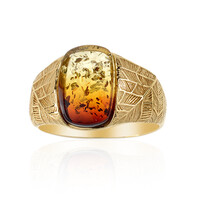 Bague en argent et Ambre baltique