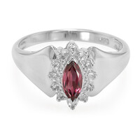 Bague en argent et Grenat Rhodolite