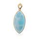 Pendentif en or et Larimar