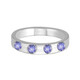 Bague en argent et Tanzanite