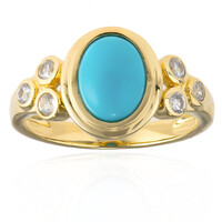 Bague en argent et Turquoise Sleeping Beauty