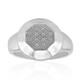 Bague pour homme en argent et Diamant SI1 (G) (Annette)