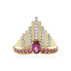 Bague en argent et Grenat Rhodolite