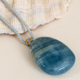 Collier et Aragonite bleue