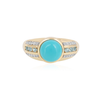 Bague en argent et Turquoise Sleeping Beauty