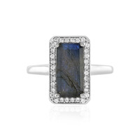 Bague en argent et Labradorite