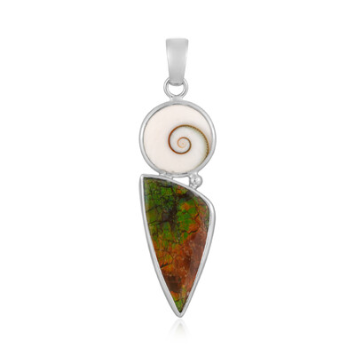 Pendentif en argent et Ammolite