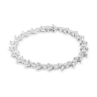 Bracelet en argent et Topaze blanche