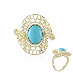 Bague en or et Turquoise Sleeping Beauty (Ornaments by de Melo)