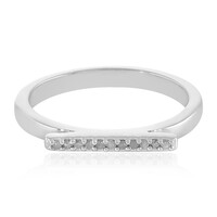 Bague en argent et Diamant I3 (I)