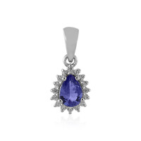 Pendentif en argent et Tanzanite