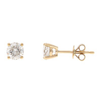 Boucles d'oreilles en or et Diamant SI1 (H) (CIRARI)