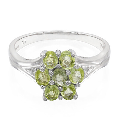 Bague en argent et Tourmaline Paraïba