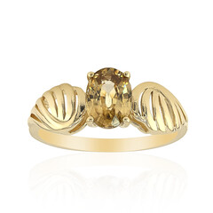 Bague en or et Zircon jaune