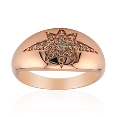 Bague en or et Diamant rose de France SI1 d'Argyle 