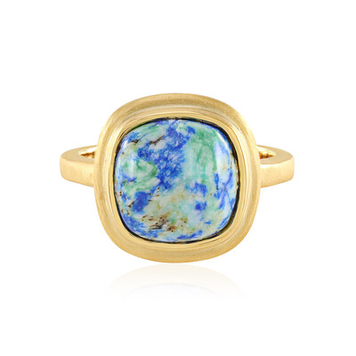 Bague en argent et Azurite (MONOSONO COLLECTION)