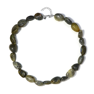 Collier en argent et Labradorite