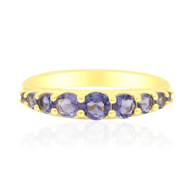 Bague en argent et Iolite