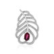 Pendentif en argent et Rubellite