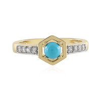 Bague en argent et Turquoise Sleeping Beauty