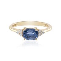 Bague en or et Spinelle bleu cobalt Luc Yen (AMAYANI)