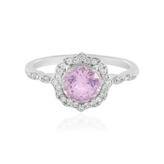 Bague en argent et Kunzite