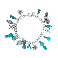 Bracelet en argent et Turquoise (Desert Chic)