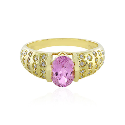 Bague en or et Kunzite (de Melo)