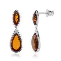 Boucles d'oreilles en argent et Ambre baltique