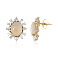 Boucles d'oreilles en or et Opale d'Australie (Adela Gold)