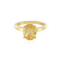 Bague en argent et Citrine