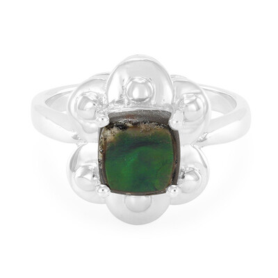 Bague en argent et Ammolite