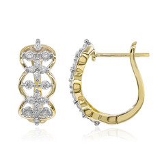 Boucles d'oreilles en or et Diamant SI1 (G)