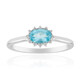 Bague en argent et Apatite bleue