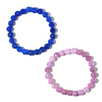 Bracelet et Quartz bleu cobalt