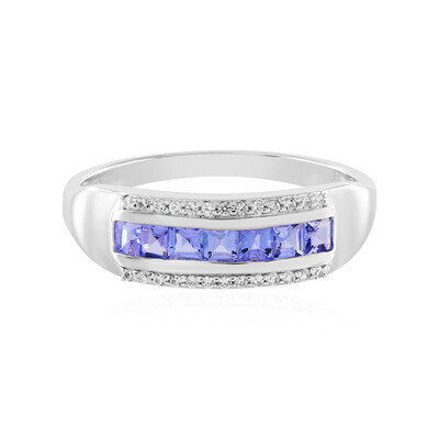 Bague en argent et Tanzanite