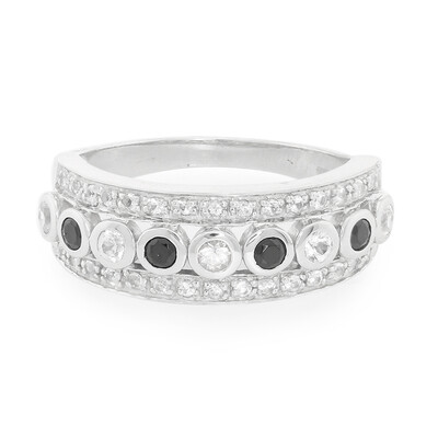 Bague en argent et Saphir blanc