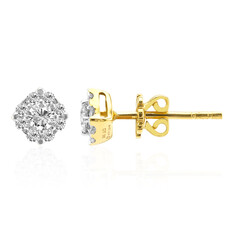 Boucles d'oreilles en or et Diamant VVS1 (G)