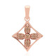 Pendentif en or et Diamant rose de France SI1 d'Argyle  (Annette)