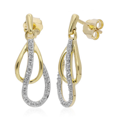 Boucles d'oreilles en or et Diamant I2 (I)