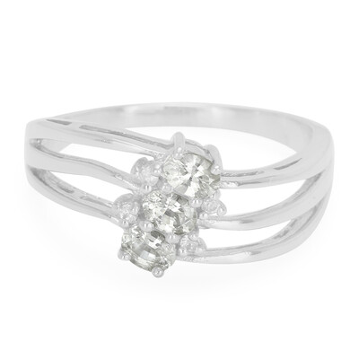 Bague en argent et Saphir blanc