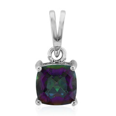 Pendentif en argent et Quartz mystique violet